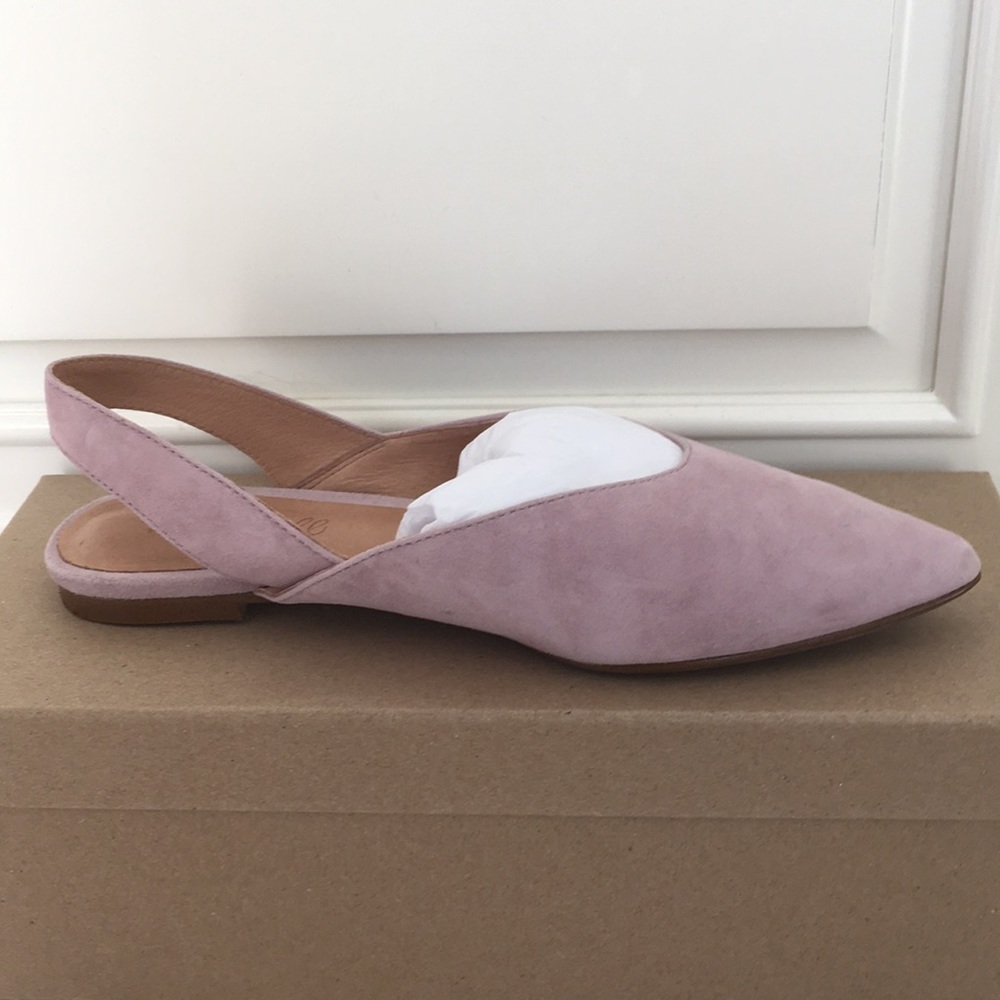 Madewell Slingback Suede Flats